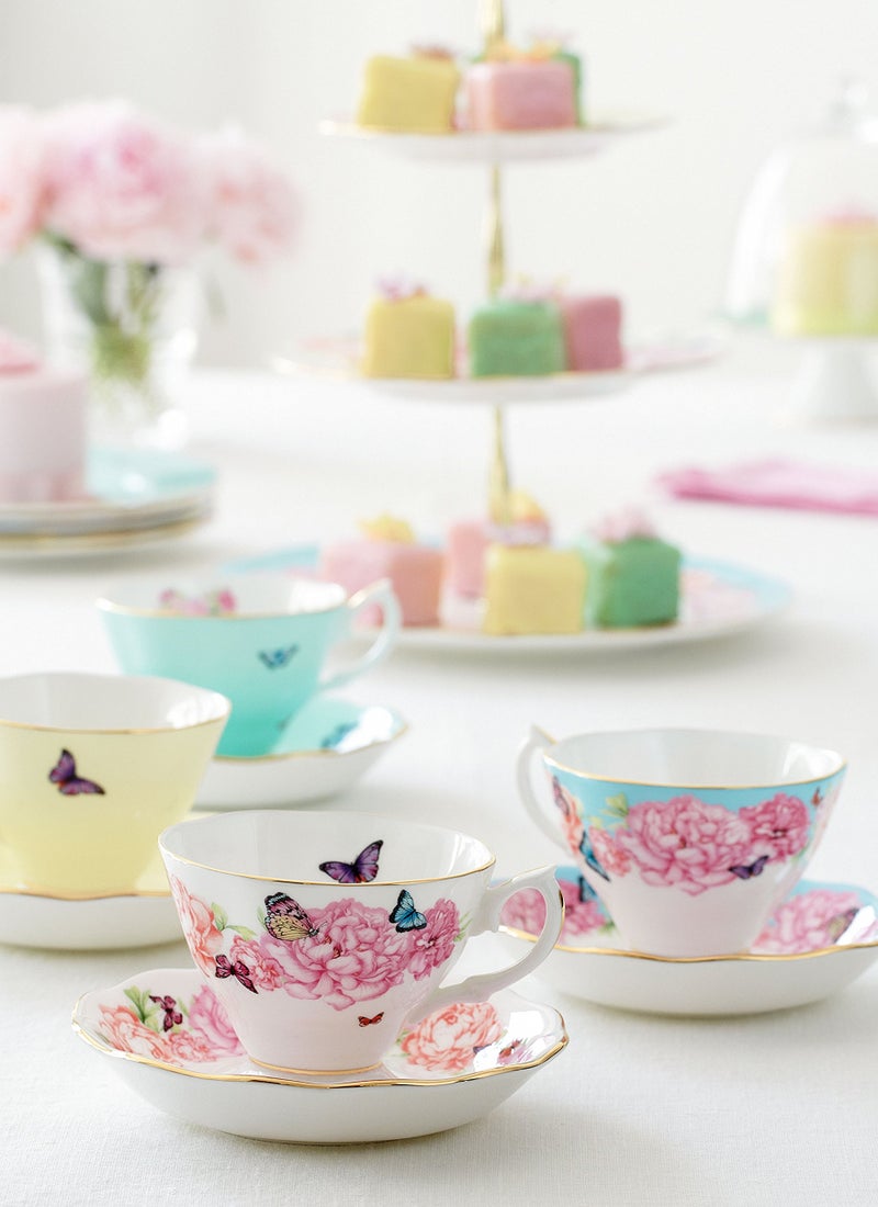 ROYAL ALBERT Miranda Kerr For Royal Albert Joy 3-Piece Set (Teacup, Saucer & Plate 8") - Image 2